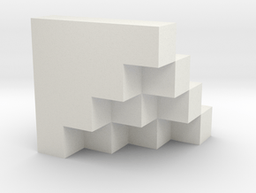 Sum of Squares 3 in White Natural Versatile Plastic
