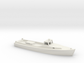 1/100  Scale Chesapeake Bay Deadrise Workboat 3 in White Natural Versatile Plastic