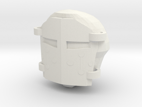 WarhammerHelmet v2 in White Natural Versatile Plastic