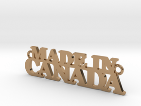 Made in CANADA Pendant in Polished Brass