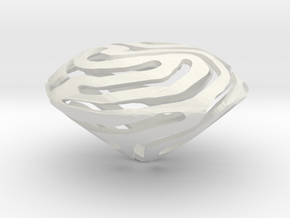 Nature made Diamond in White Natural Versatile Plastic
