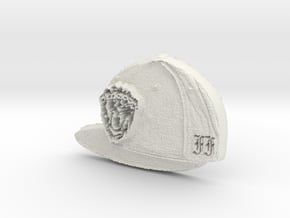 cap in White Natural Versatile Plastic