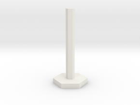 Coin Holder in White Natural Versatile Plastic