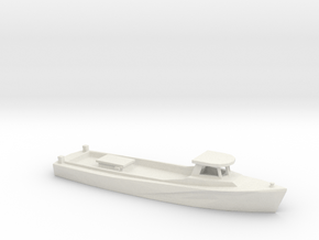1/160 Scale Chesapeake Bay Deadrise Workboat 4 in White Natural Versatile Plastic
