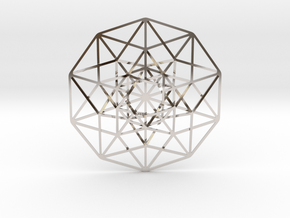 5D Hypercube 2.75" in Platinum