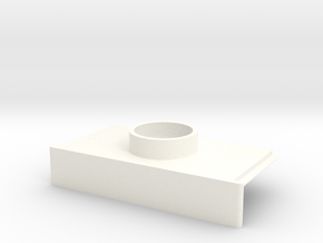 P3DH02-1-A, Housing Front for new Buzzer in White Processed Versatile Plastic