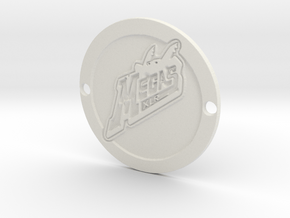 Megas XLR Sideplate  in White Natural Versatile Plastic