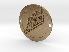 Megas XLR Sideplate  in Polished Gold Steel