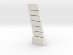 1:72 Viper Bay Wall (B) in White Natural Versatile Plastic