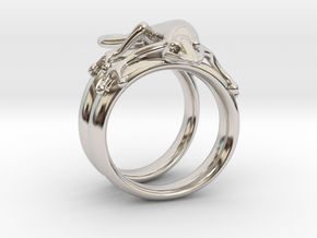 Gekko Ring in Platinum