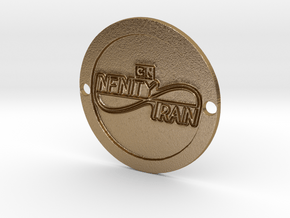 Infinity Train Sideplate in Polished Gold Steel