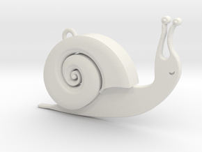 Snaily in White Natural Versatile Plastic