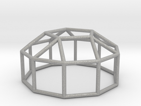 0773 J20 Elongated Pentagonal Cupola (a=1cm) #1 in Aluminum