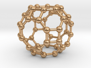 0288 Great Rhombicuboctahedron V&E (a=1cm) #003 in Polished Bronze