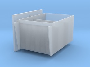 2 cm Ammo boxes hinges left 1 to 40 in Smooth Fine Detail Plastic