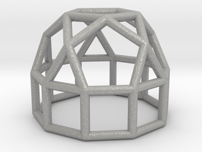 0776 J21 Elongated Pentagonal Rotunda (a=1cm) #1 in Aluminum