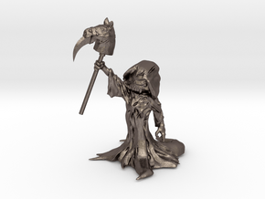 Death 25mm in Polished Bronzed-Silver Steel