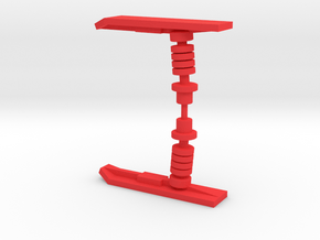Solarion Ski in Red Processed Versatile Plastic: Medium