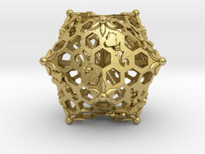 D20 Balanced - Bees in Natural Brass