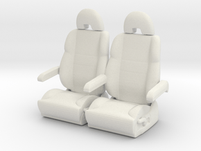 Printle Thing Plane Seat x 2 - 1/24 in White Natural Versatile Plastic