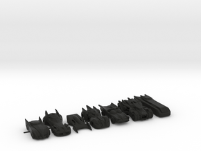 BATMOBILES ROUND TWO 160 scale in Black Premium Versatile Plastic