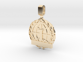 CS:GO Tournament Medallion - 1st Place in 14k Gold Plated Brass