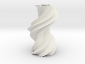 Vase 1422S Redux in White Natural Versatile Plastic
