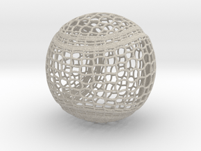 Tennis Ball Curve Wire Mesh in Natural Sandstone