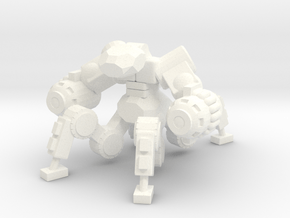 6mm - Warbot in White Processed Versatile Plastic