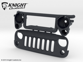 AW20007 Wraith 1.9 ANGRY Grill & Mount in Black Natural Versatile Plastic