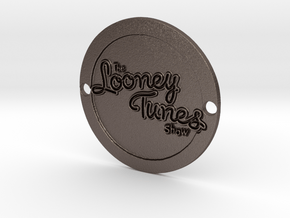 Looney Tunes Sideplate  in Polished Bronzed-Silver Steel