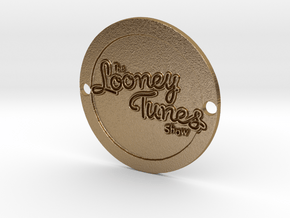 Looney Tunes Sideplate  in Polished Gold Steel