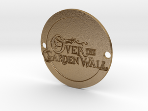 Over the Garden Wall Sideplate 1 in Polished Gold Steel