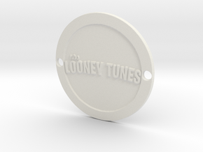 New Looney Tunes Sideplate in White Natural Versatile Plastic