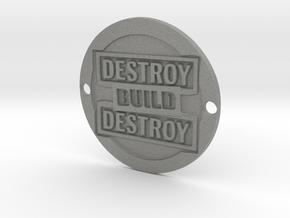 Destroy Build Destroy Sideplate  in Gray PA12