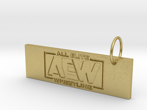 AEW Pendant 2 in Natural Brass