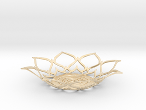 Lotus Tealight Holder in 14k Gold Plated Brass
