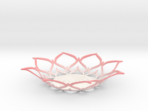 Lotus Tealight Holder in Glossy Full Color Sandstone
