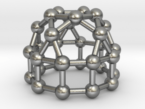 0778 J21 Elongated Pentagonal Rotunda (a=1cm) #3 in Natural Silver