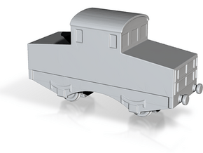 alvf ww1 armoured loco  in Tan Fine Detail Plastic