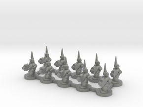6mm - Urban Captains x 10 in Gray PA12