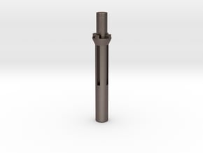 Kwc Uzi Nozzle Airsoft in Polished Bronzed-Silver Steel