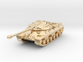 Tank - IS-3 / Object 703 - size Small in 14k Gold Plated Brass