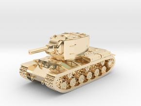 Tank - KV-2 - size Large in 14k Gold Plated Brass