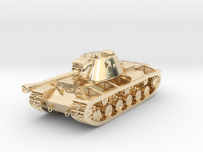 Tank - KV-3 - size Large in 14k Gold Plated Brass