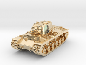 Tank - KV-1 - size Large in 14k Gold Plated Brass