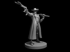 Half Orc Gunslinger with Demonic Sword and Six Sho in Tan Fine Detail Plastic