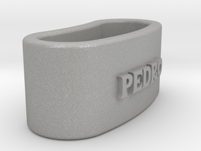 PEDRO 3D Napkin Ring with lauburu in Aluminum