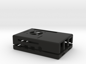 Raspberry Pi 4 B Maker Case in Black Natural Versatile Plastic