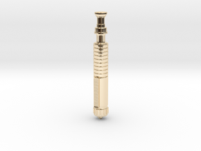 Light Saber Keychain in 14K Yellow Gold